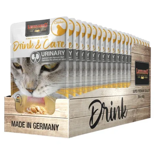 LEONARDO Drink Urinary Care Pollo 40gr (Pack 20pz)