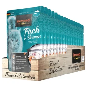 LEONARDO Fish Pesce Gamberetti 85gr (Pack 16pz)