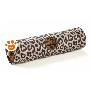 Leopet Cat Tunnel Leopardato con Pallina in Peluche