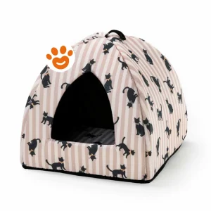 Leopet Cuccia Piramide Cleo Black Cats (40x40x40cm)