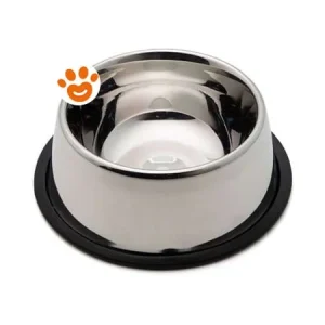 Leopet Dog Ciotola Antiscivolo Inox (1000 ml)