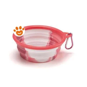 Leopet Dog Ciotola da Viaggio in Silicone (1000 ml)