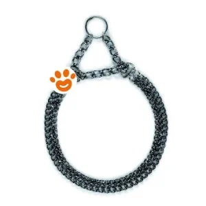 Leopet Dog Collare a Doppia Catena