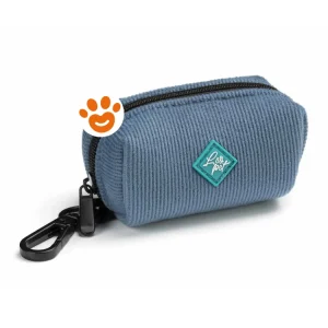 Leopet Dog Dispenser Porta Sacchetti Igienici Vellutino a Coste Colori Chiari Assortiti