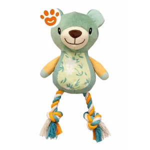 Leopet Dog Ippopotamo in Peluche con corda (27x15cm)