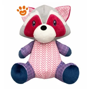 Leopet Dog Procione Viola in Peluche (19x16cm)