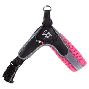 LEOPET Pettorina PVC Mesh Regolabile Rosa
