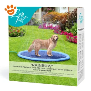 Leopet Tappetino Rainbow con Spruzzatori per Cani (Ø150cm)