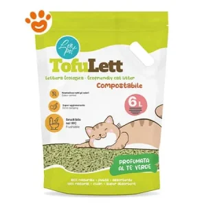 Leopet Tofulett Lettiera Te Verde