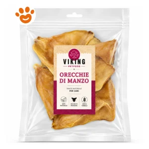 Leopet Viking Dog Snack Orecchie di Manzo