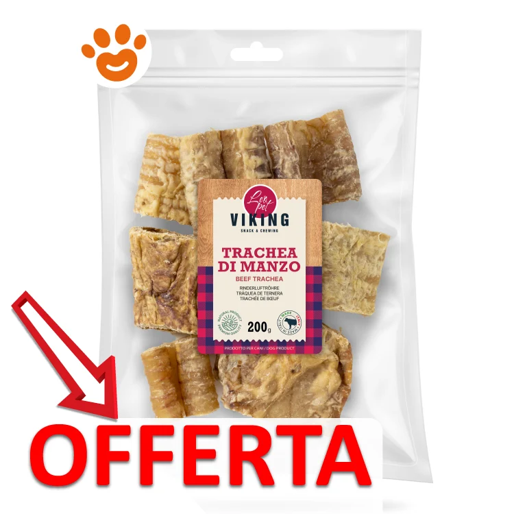 Leopet Viking Dog Snack Trachea di Manzo - Image 2