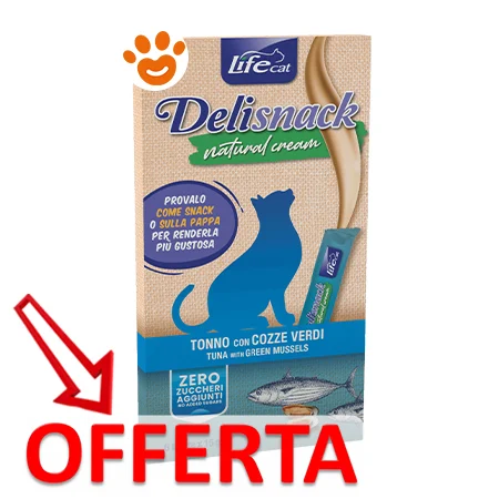 Life Cat Delisnack Natural Cream Tonno e Cozze Verdi - Image 2
