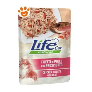 Life Cat Natural Filetti di Pollo con Prosciutto