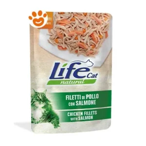Life Cat Natural Filetti di Pollo con Salmone