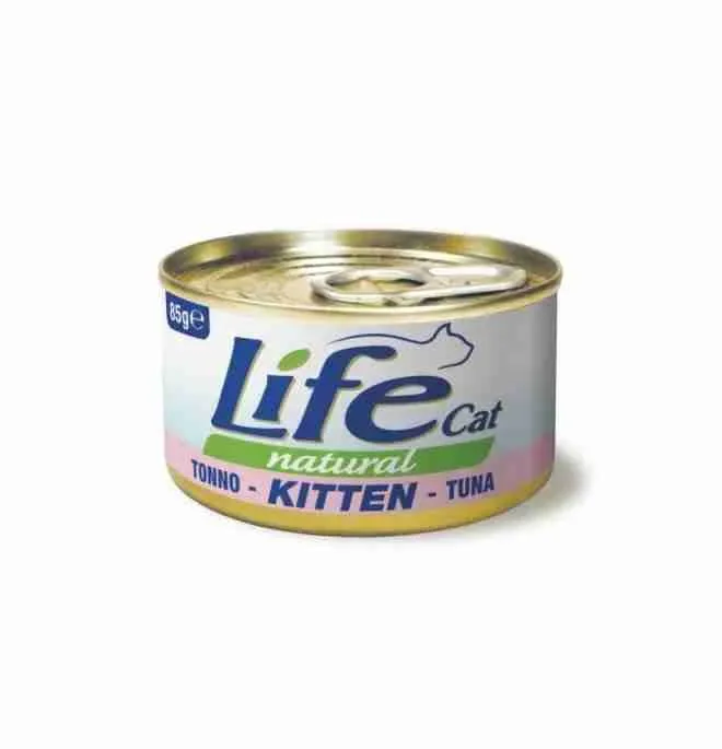LIFE CAT NATURAL LATT KITTEN TONNO 85 GR