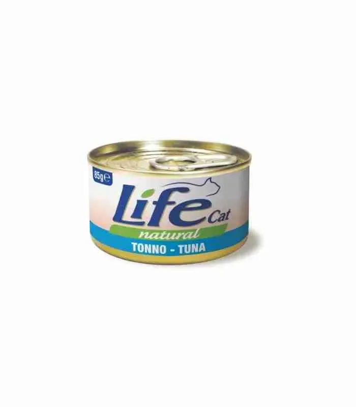 LIFE CAT NATURAL LATT TONNO 85 GR