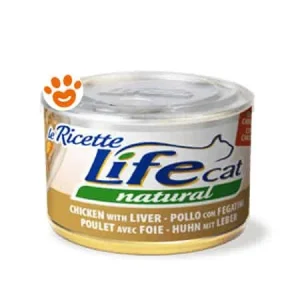 Life Cat Natural “Le Ricette” Pollo con Fegatini