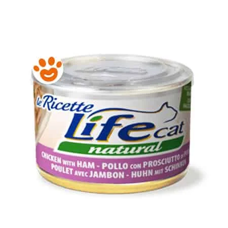 Life Cat Natural “Le Ricette” Pollo con Prosciutto di Pollo