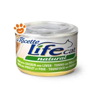 Life Cat Natural “Le Ricette” Tonnetto con Pollo e Fegatini