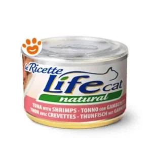 Life Cat Natural “Le Ricette” Tonno con Gamberetti