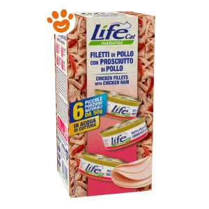 Life Cat Natural Multibox Pollo e Prosciutto di Pollo