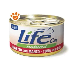Life Cat Natural Tonnetto con Manzo