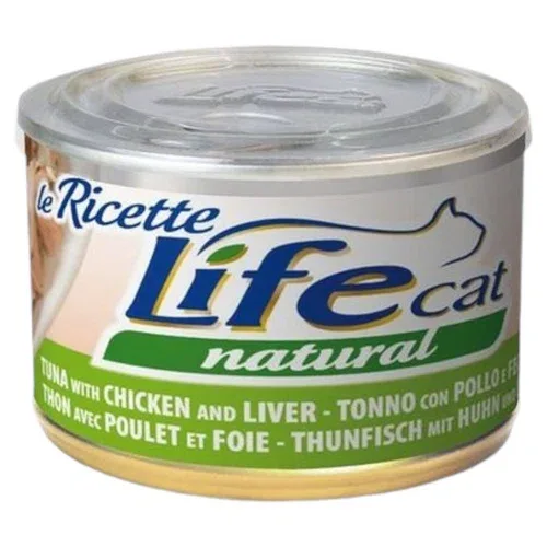 LIFE Cat Tonno con Pollo e Fegatini 150gr