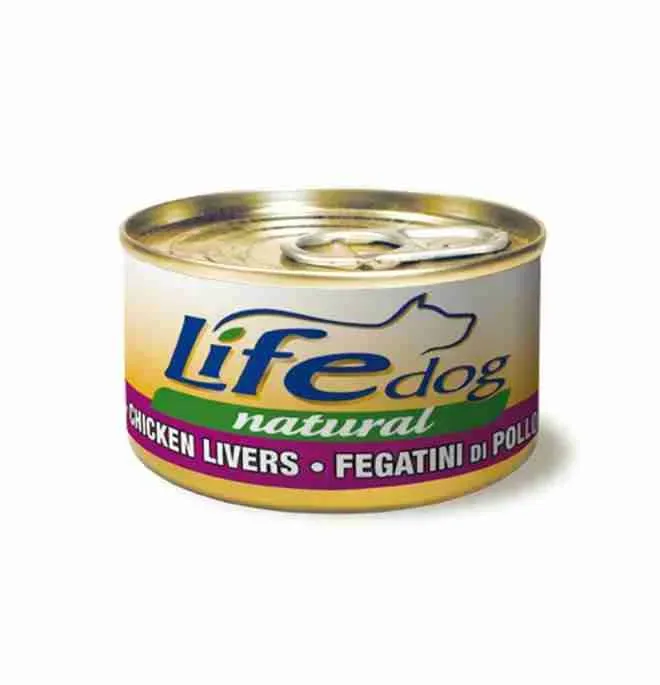 LIFE DOG NATURAL GR. 90 FEGATINI DI POLLO CON CUORI