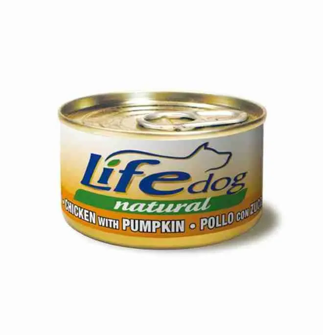 LIFE DOG NATURAL GR. 90 POLLO E ZUCCA