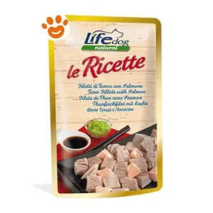 Life Dog Natural “Le Ricette” Filetti Tonno con Salmone