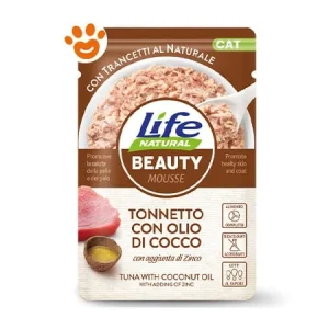 Life Natural Cat Beauty Tonnetto con Olio di Cocco