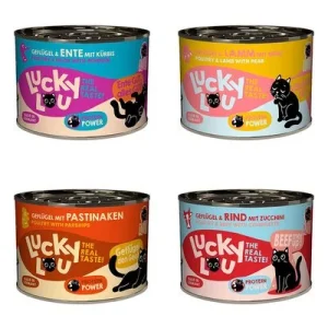 Lucky Lou Adult mix degustazione 6 x 200 g umido per gatti
