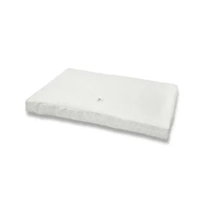 Materassino Sfoderabile Cotone Premium Riga Stretta Grigio Chiaro