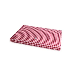 Materassino Sfoderabile Quadretto Rosso