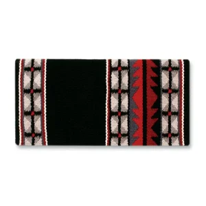 Mayatex 1448 Mojave Wool Blanket Black/Ash/Chocolate/Red