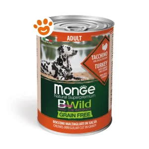 Monge Bwild Dog Adult Grain Free Tacchino Zucca e Zucchine