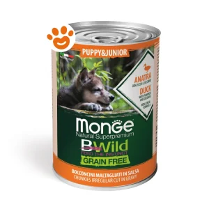 Monge Bwild Dog Puppy Grain Free Anatra Zucca e Zucchine