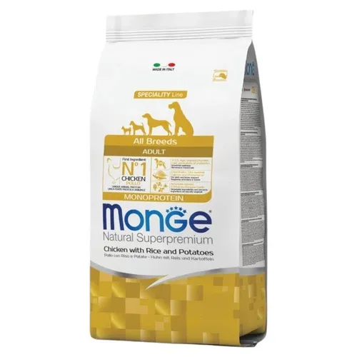 MONGE Cane All Breeds Adult Pollo Riso e Patate 2,5Kg