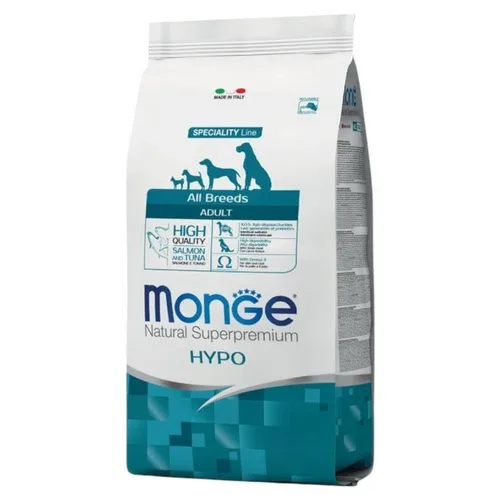 MONGE Cane All Breeds Hypoallergenic Salmone e Tonno 2,5Kg
