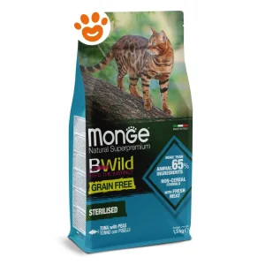 Monge Cat Bwild Grain Free Adult Sterlizzato Tonno e Piselli