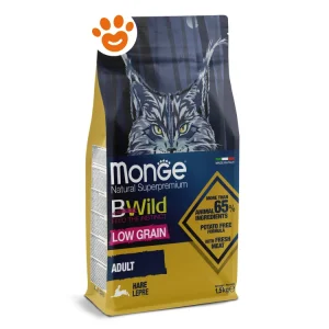 Monge Cat Bwild Low Grain Adult Lepre