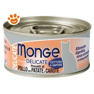 Monge Cat Delicate Pollo con Patate e Carote
