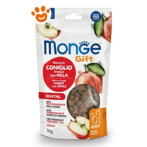 Monge Cat Gift Meat Minis Dental Coniglio e Mela