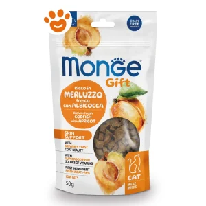 Monge Cat Gift Meat Minis Skin Support Merluzzo e Albicocca