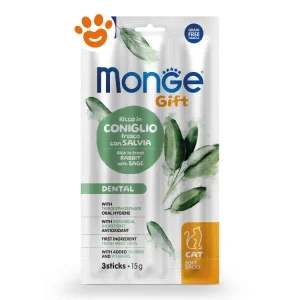 Monge Cat Gift Soft Sticks Dental Coniglio e Salvia