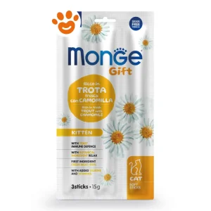 Monge Cat Gift Soft Sticks Kitten Trota Camomilla