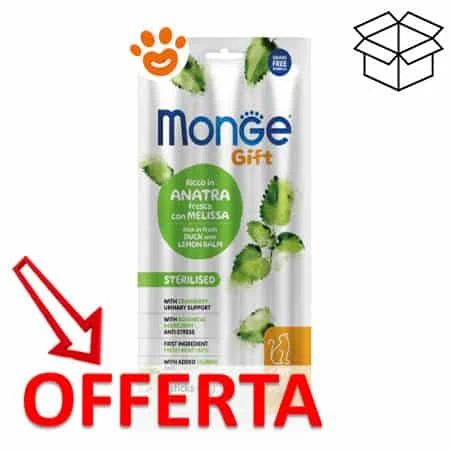 Monge Cat Gift Soft Sticks Sterilised Anatra con Melissa - Image 2
