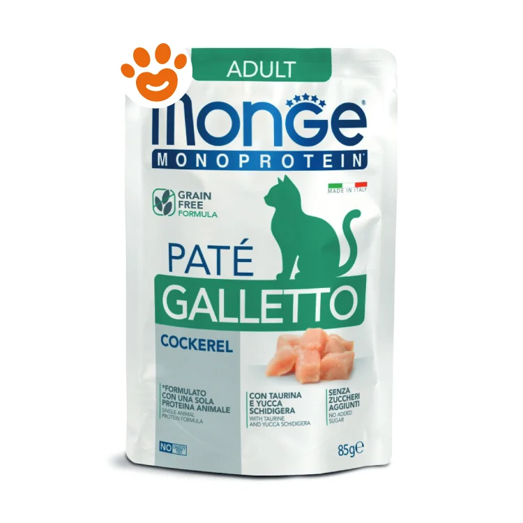 Monge Cat Monoprotein Adult con Galletto in Patè