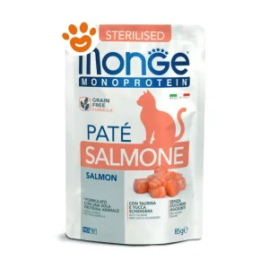 Monge Cat Monoprotein Adult con Salmone in Patè