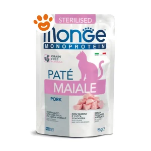 Monge Cat Monoprotein Adult Sterilised con Maiale in Patè